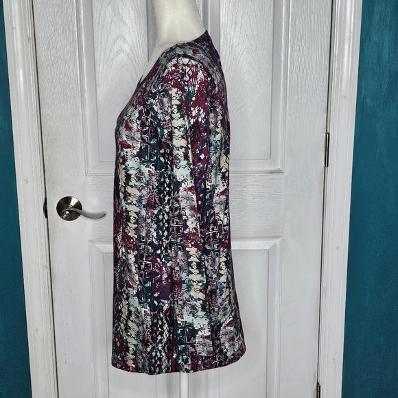 J. Jill Tunic Top XS Fig Teal - Picture 7 of 13